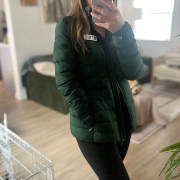 FIGS PUFFER JACKET BRITISH RACING GREEN XXS - Picture 5 of 12
